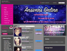 Tablet Screenshot of answersonline.com.au